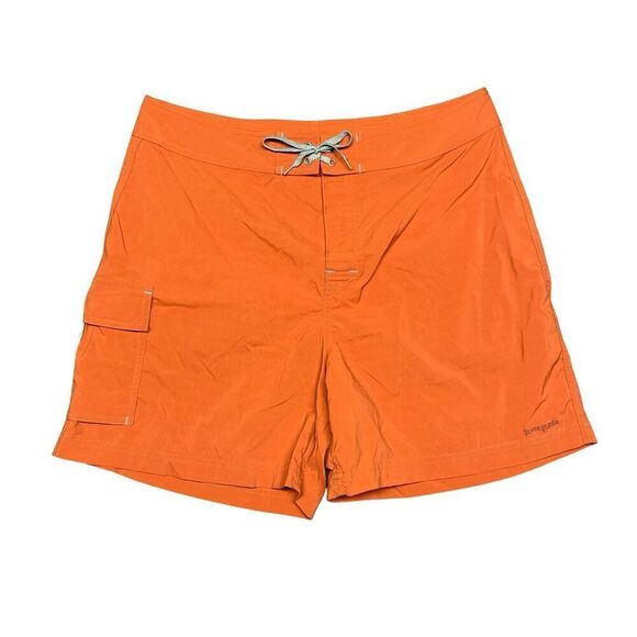 Patagonia Stretch Board Shorts Mens 35 Cargo Pocket Drawstring Swim Trunks - Picture 1 of 10